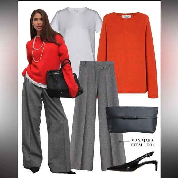 Charter Club 100% Cashmere bow tie sweater sz M Blight Red Preppy Feminine Chic - Picture 8 of 8